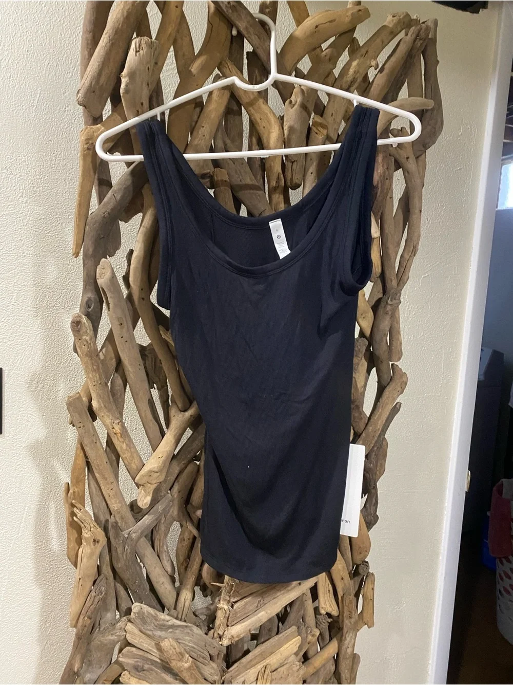 lululemon athletica Black Scoop Neck Tank Top